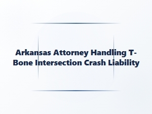 Determining Fault in Arkansas T-Bone Intersection Crashes